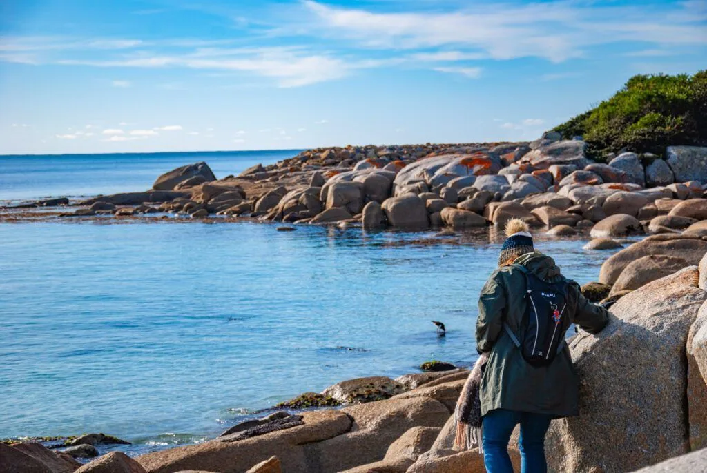 Binalong Bay at The Bay of Fires Tasmania