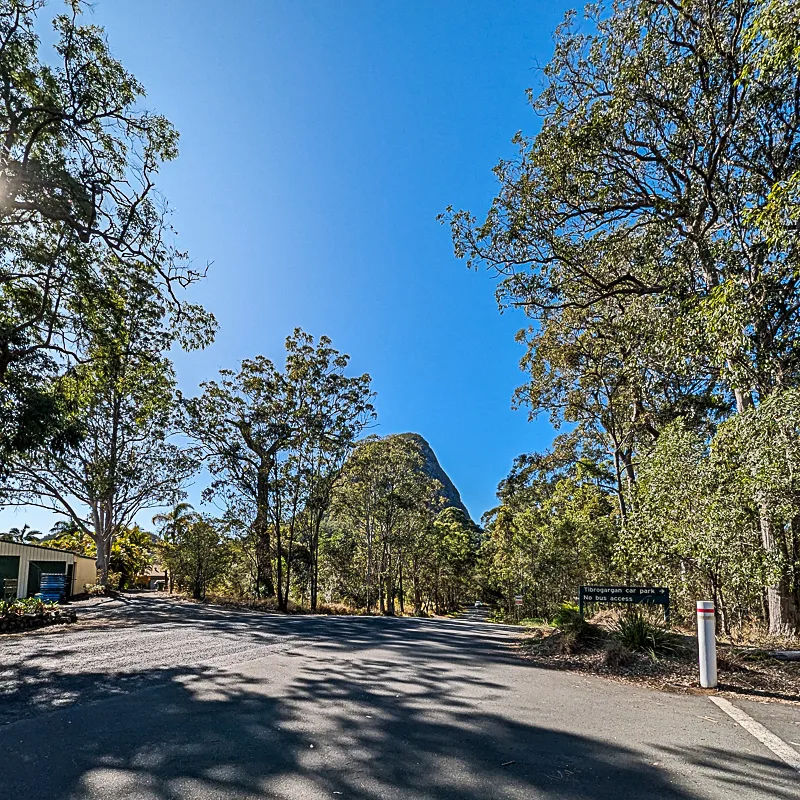 Mt Tibrogargan car park entrance
